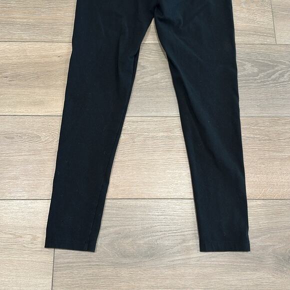 VICTORIAS SECRET PINK Black Cotton High Rise Wide Waistband Leggings Size Medium - Picture 6 of 9